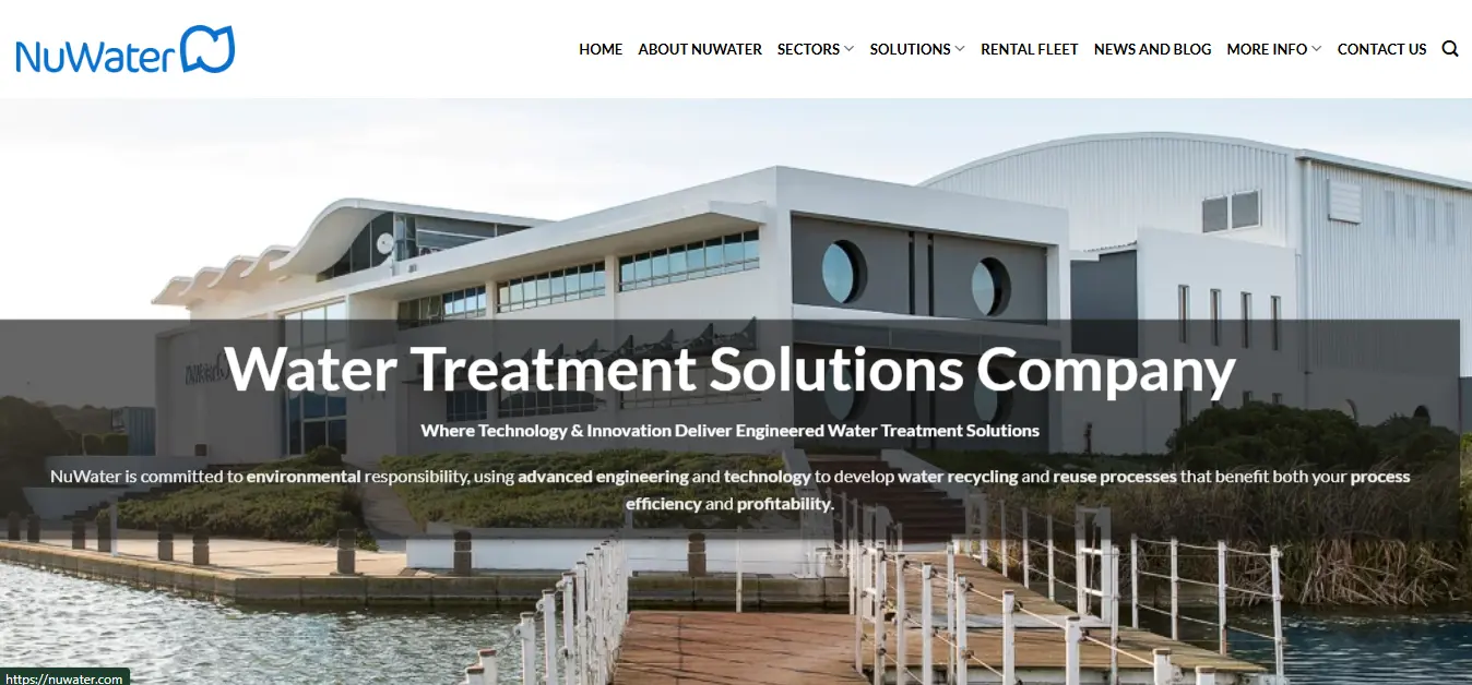 NuWater website